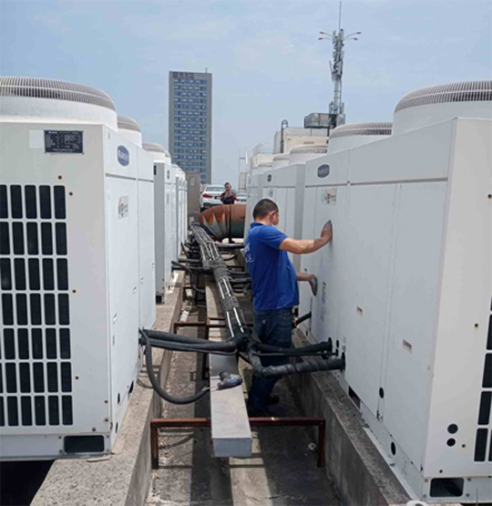 玉田中央空调制热和不制冷系统维修方法